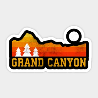 grand canyon national park retro vintage Sticker